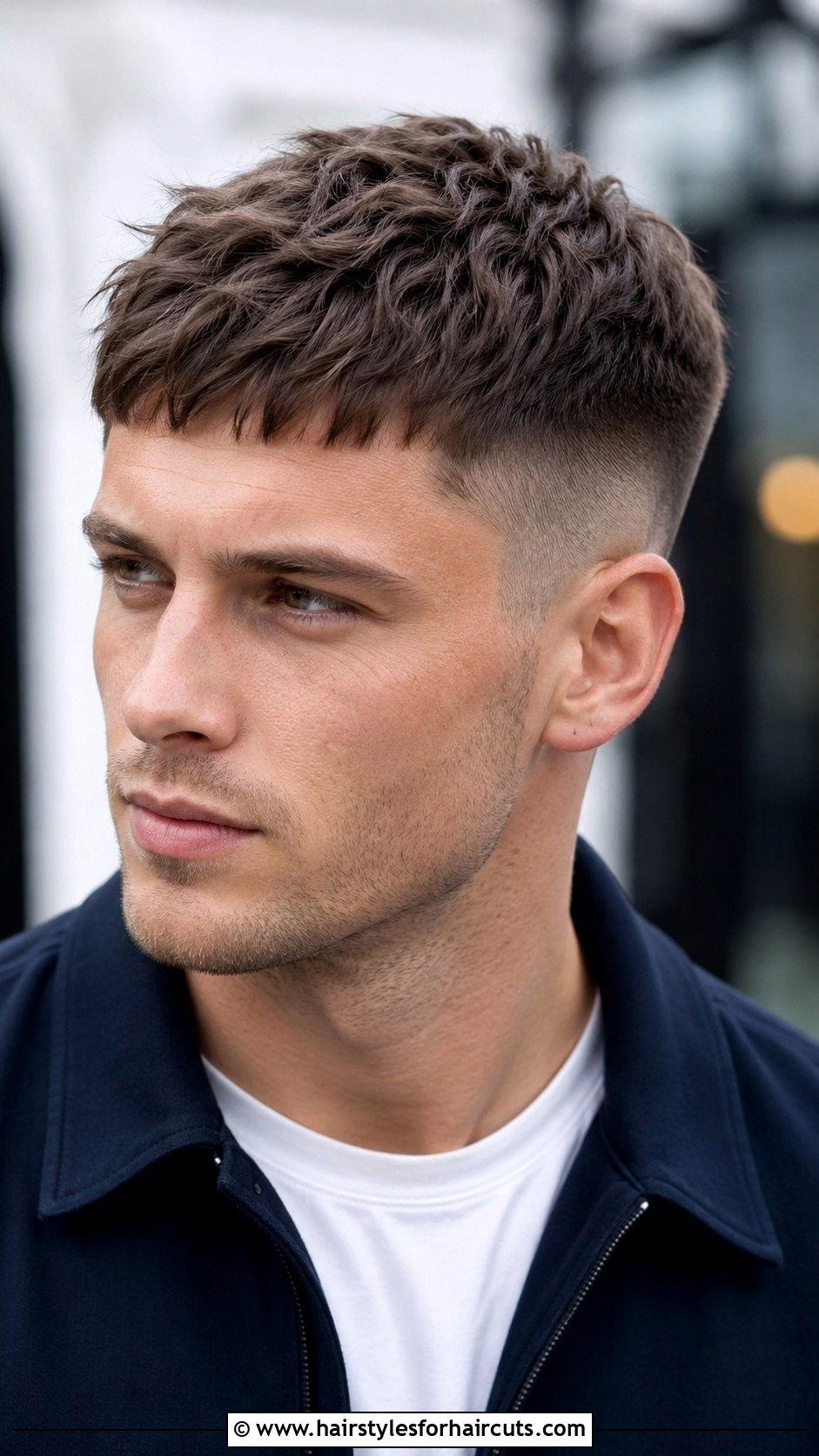 French Crop - 25 best haircuts for widows peak - 25 best haircuts for widows peak