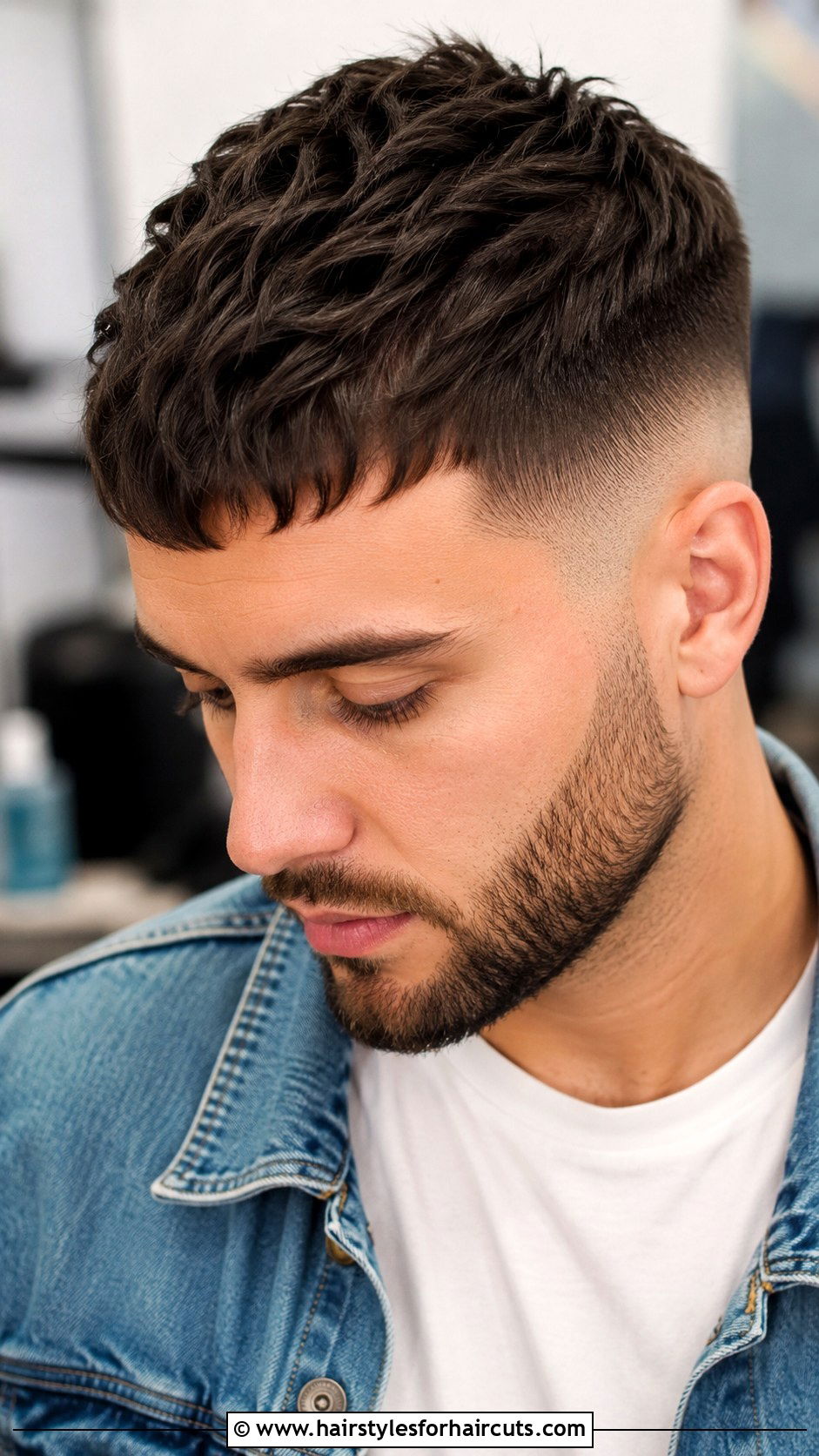 French Crop And Faded Beard - 25 haircuts and beard trim - 25 haircuts and beard trim