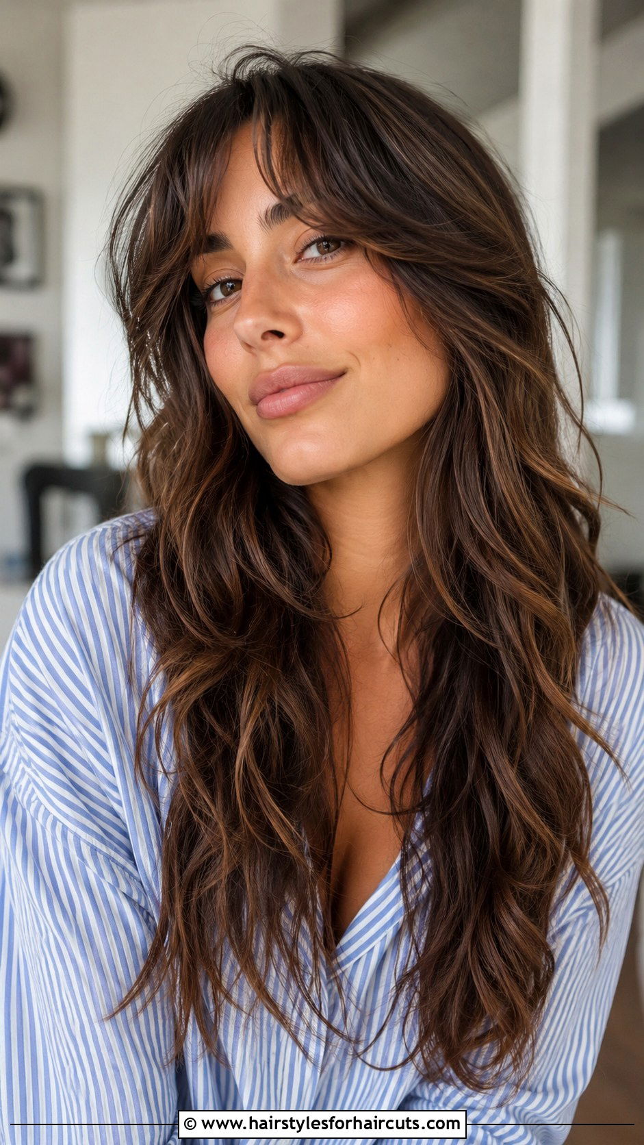 French Cut Long Hair - 25 best haircuts for long thick wavy hair - 25 best haircuts for long thick wavy hair