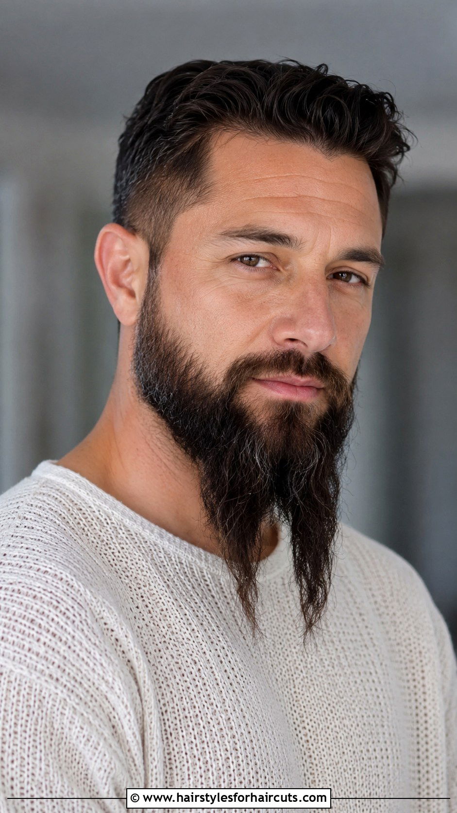French Fork Beard - 25 facial hairstyles chart - 25 facial hairstyles chart