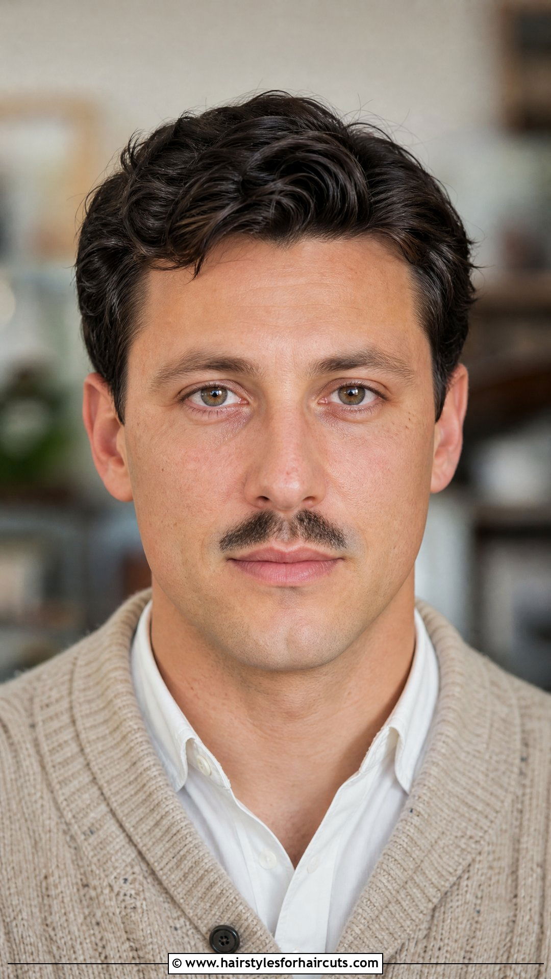 French Petite Mustache - 25 french facial hairstyles - 25 french facial hairstyles