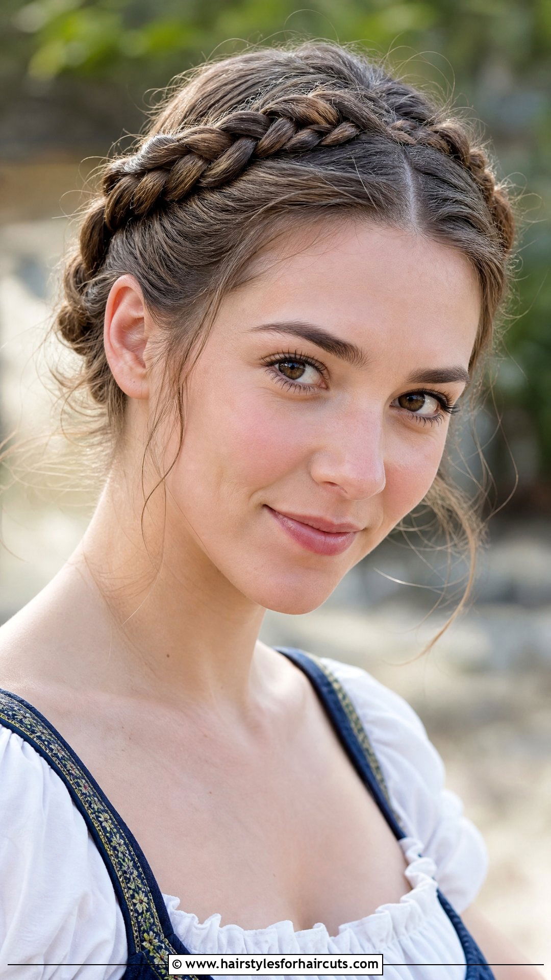 French Pin Milkmaid Braid - 25 french hair pin hairstyles - 25 french hair pin hairstyles