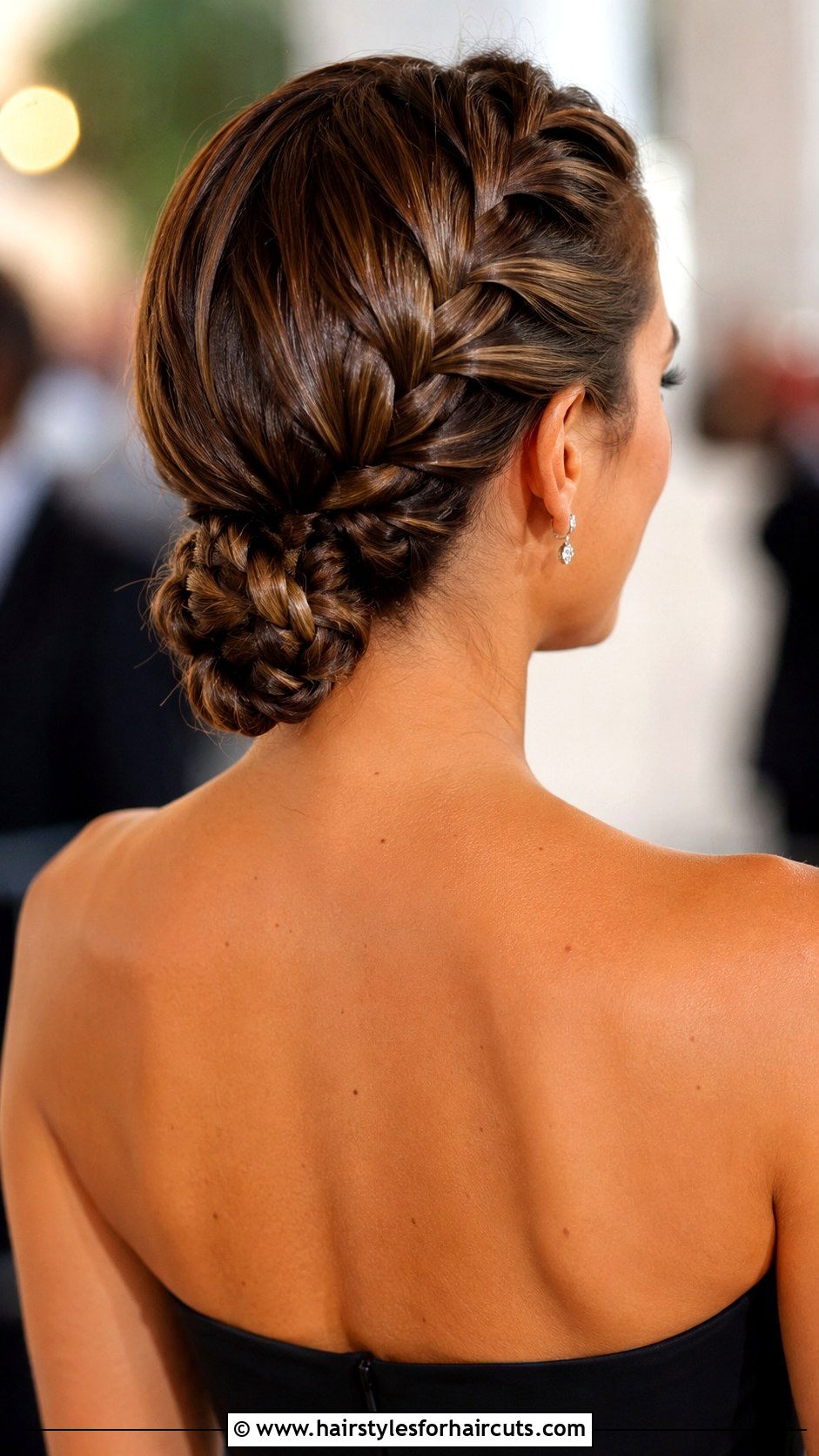 French Plait Updo - 25 plait hairstyles - 25 plait hairstyles