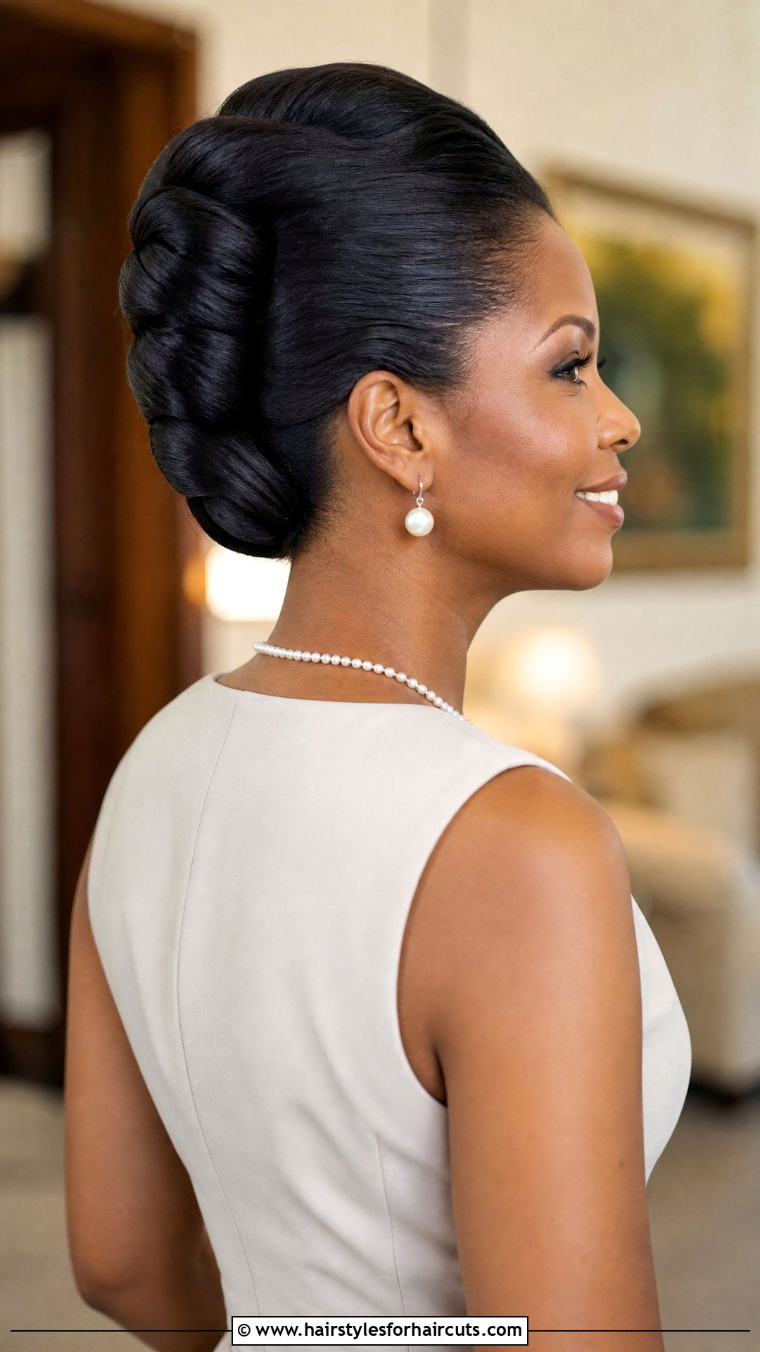 French Roll Wrap Hairstyle - 25 wrap hairstyles for black hair - 25 wrap hairstyles for black hair