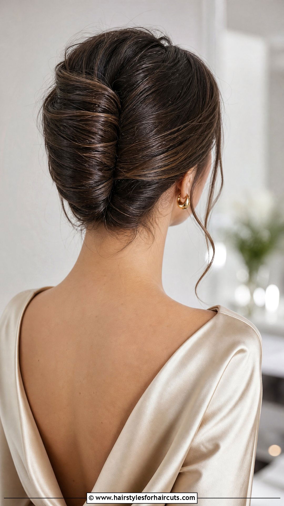French Twist For Medium Hair - 25 hairstyles without bangs for medium length hair - 25 hairstyles without bangs for medium length hair