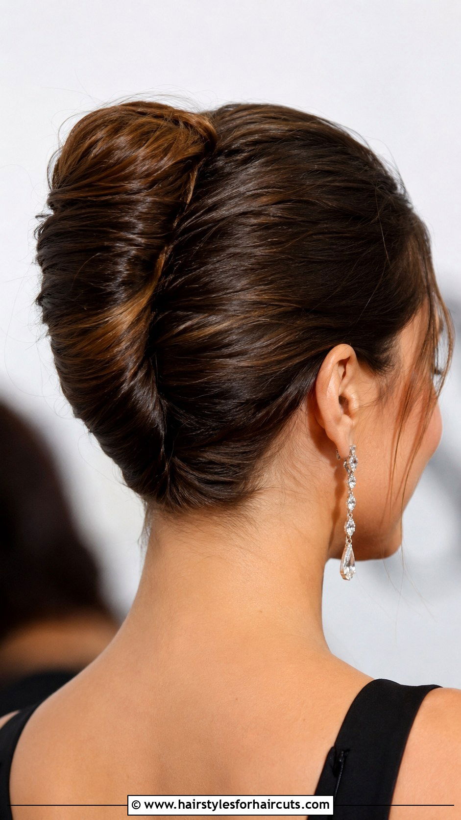 French Twist Updo - 25 prom hairstyles brown hair - 25 prom hairstyles brown hair