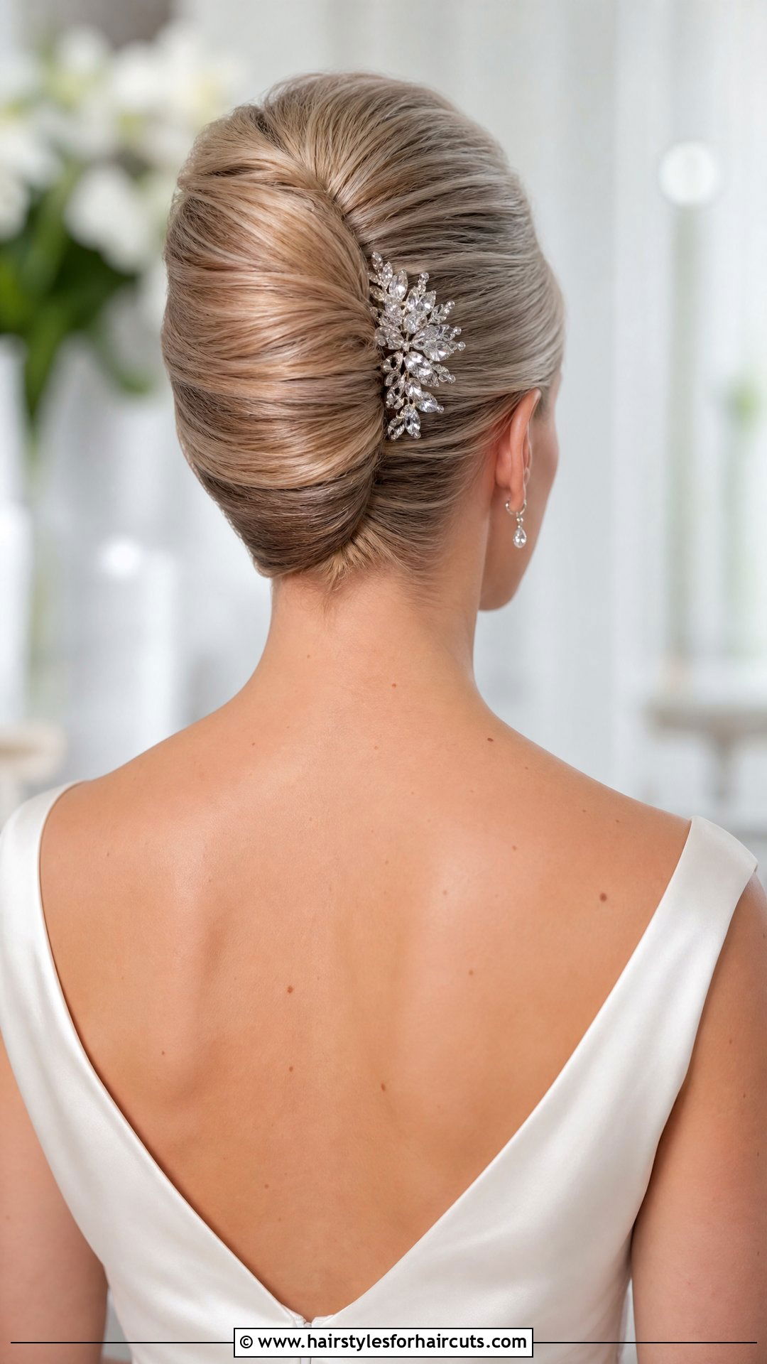 French Twist Wedding Hairstyle - 25 wedding hairstyles medium hair - 25 wedding hairstyles medium hair