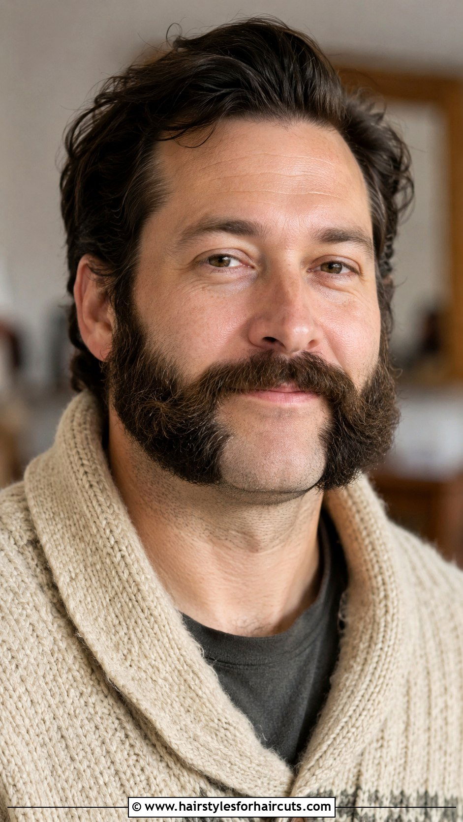 Friendly Mutton Chops - 25 facial hairstyles chart - 25 facial hairstyles chart