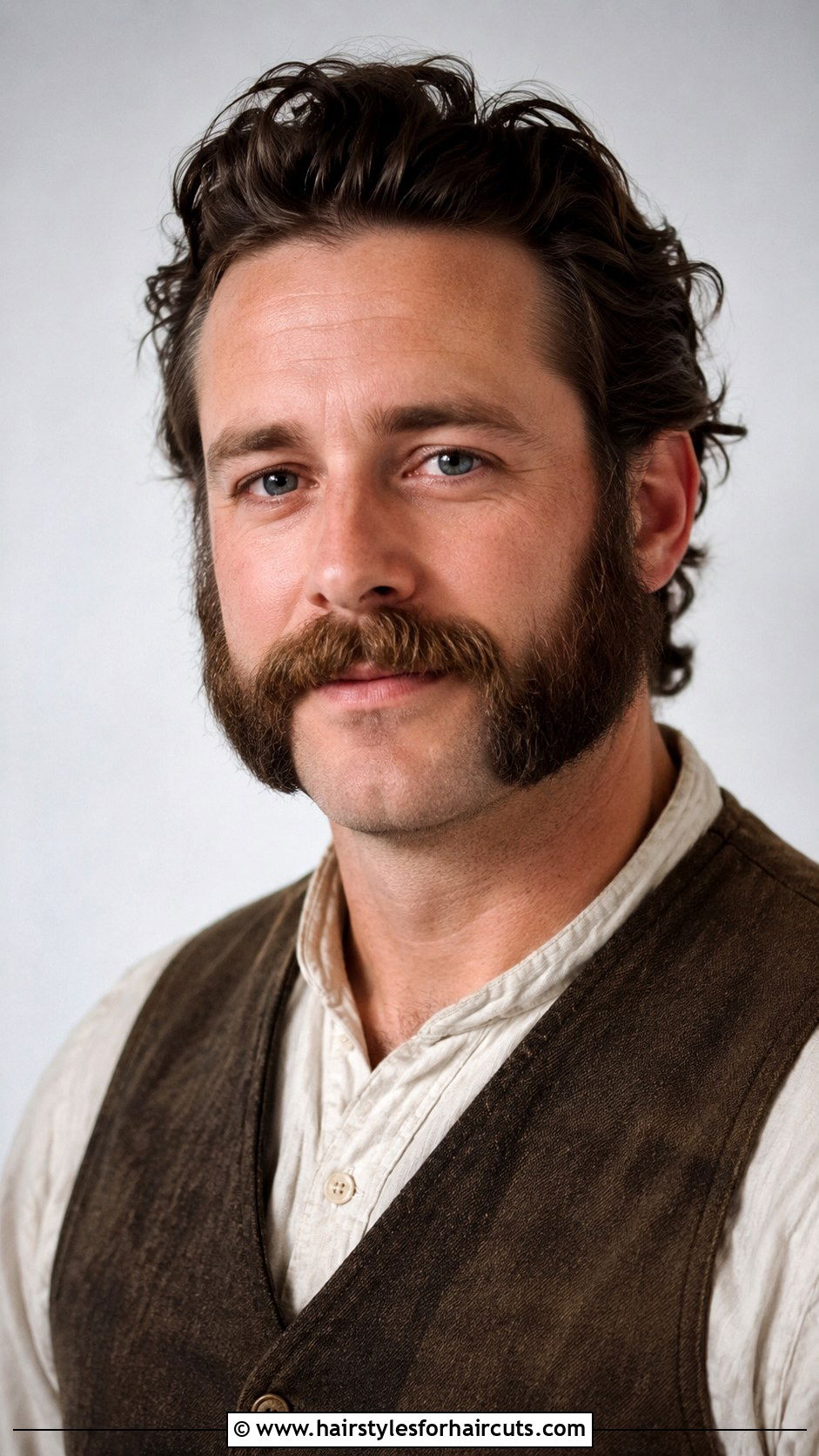 Friendly Mutton Chops - 25 1800s facial hairstyles - 25 1800s facial hairstyles