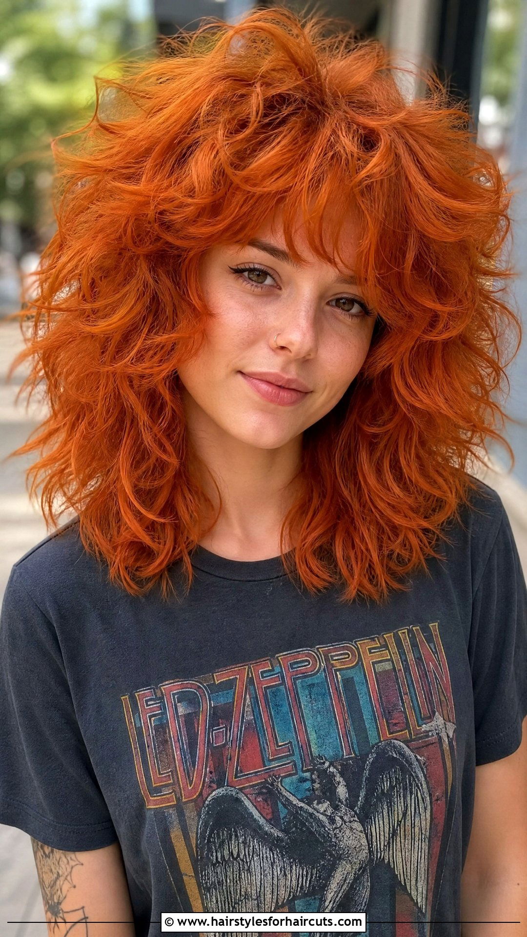 Frizzy Orange Clown Layer Cut - 25 clown haircuts - 25 clown haircuts