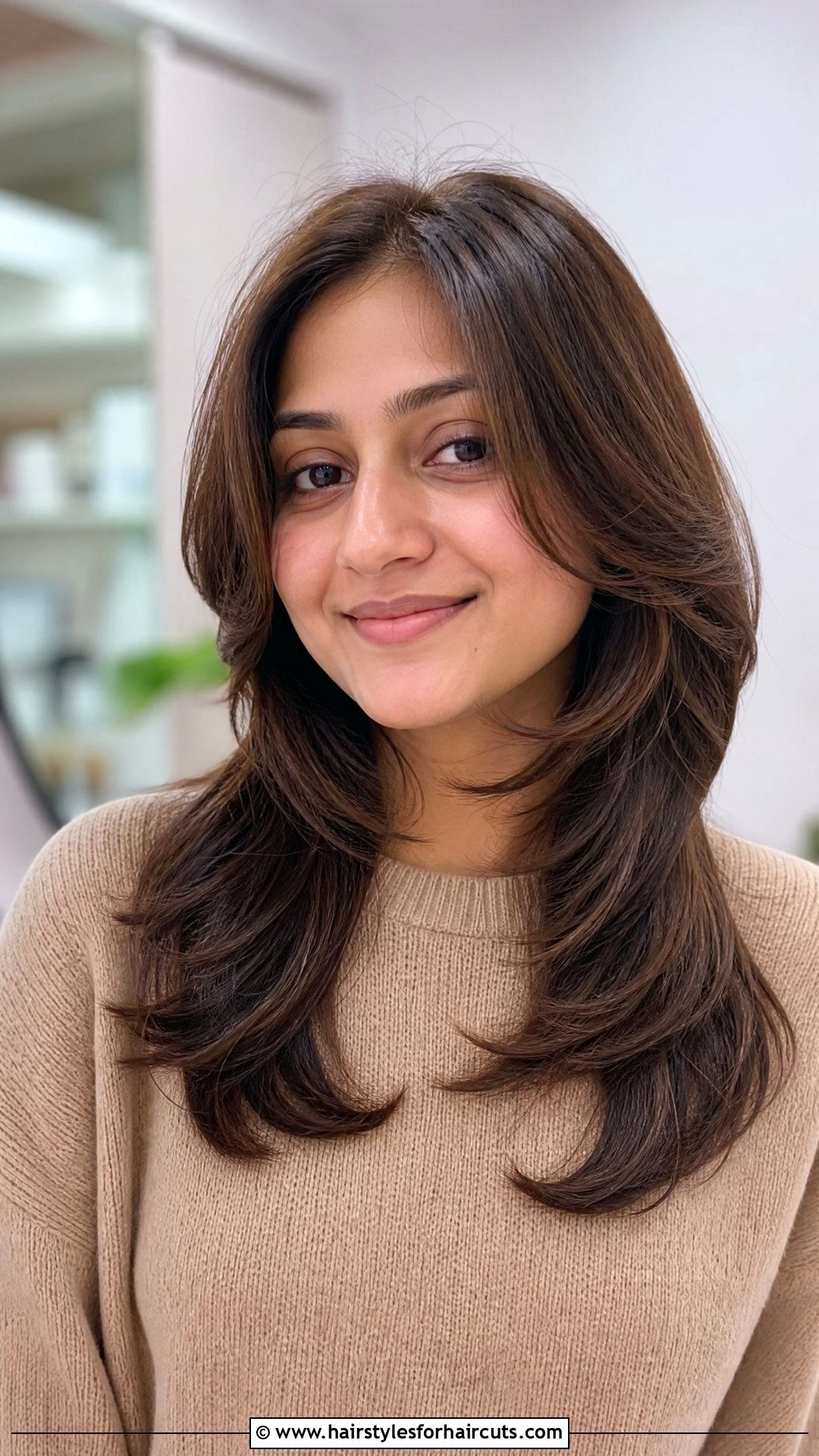Front Flicks Layered Medium Haircut - 25 front flicks haircuts - 25 front flicks haircuts