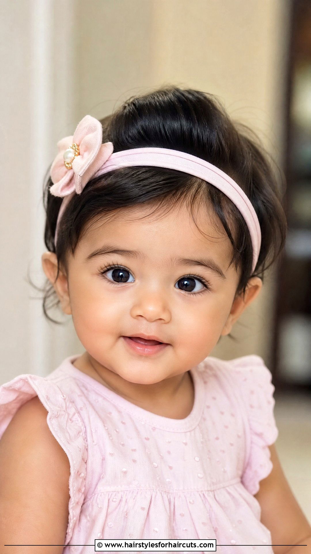 Front Poof With Headband - 25 short hair 1 year old hairstyles girl - 25 short hair 1 year old hairstyles girl