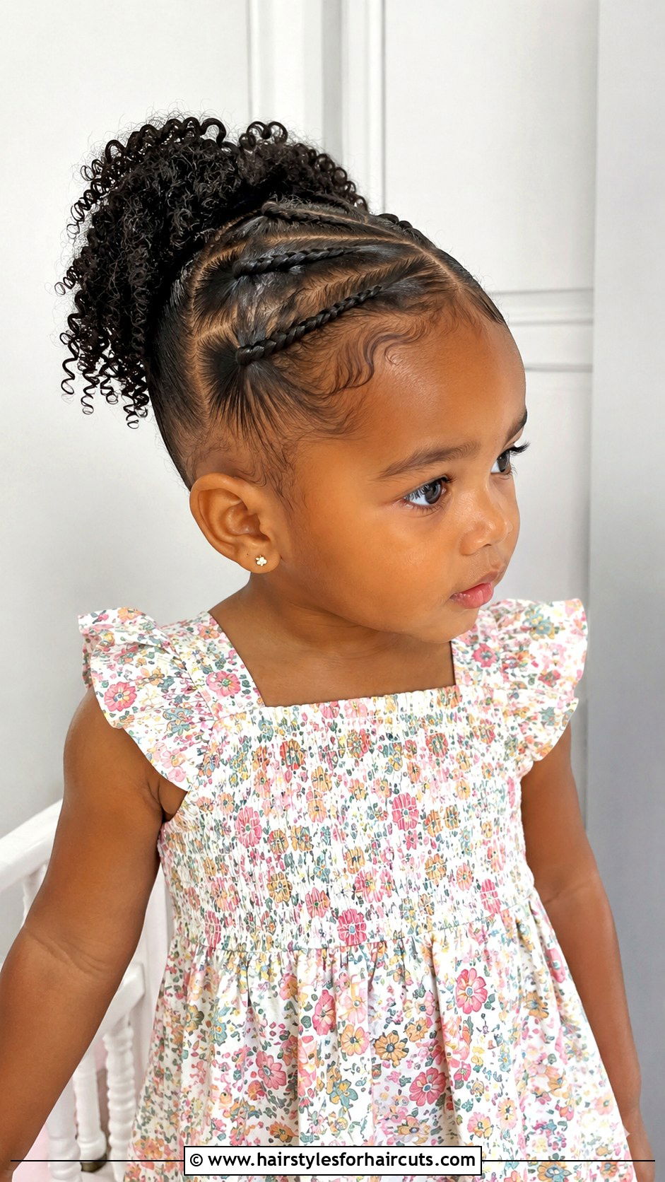 Front Twist Ponytail - 25 baby hairstyles girl - 25 baby hairstyles girl