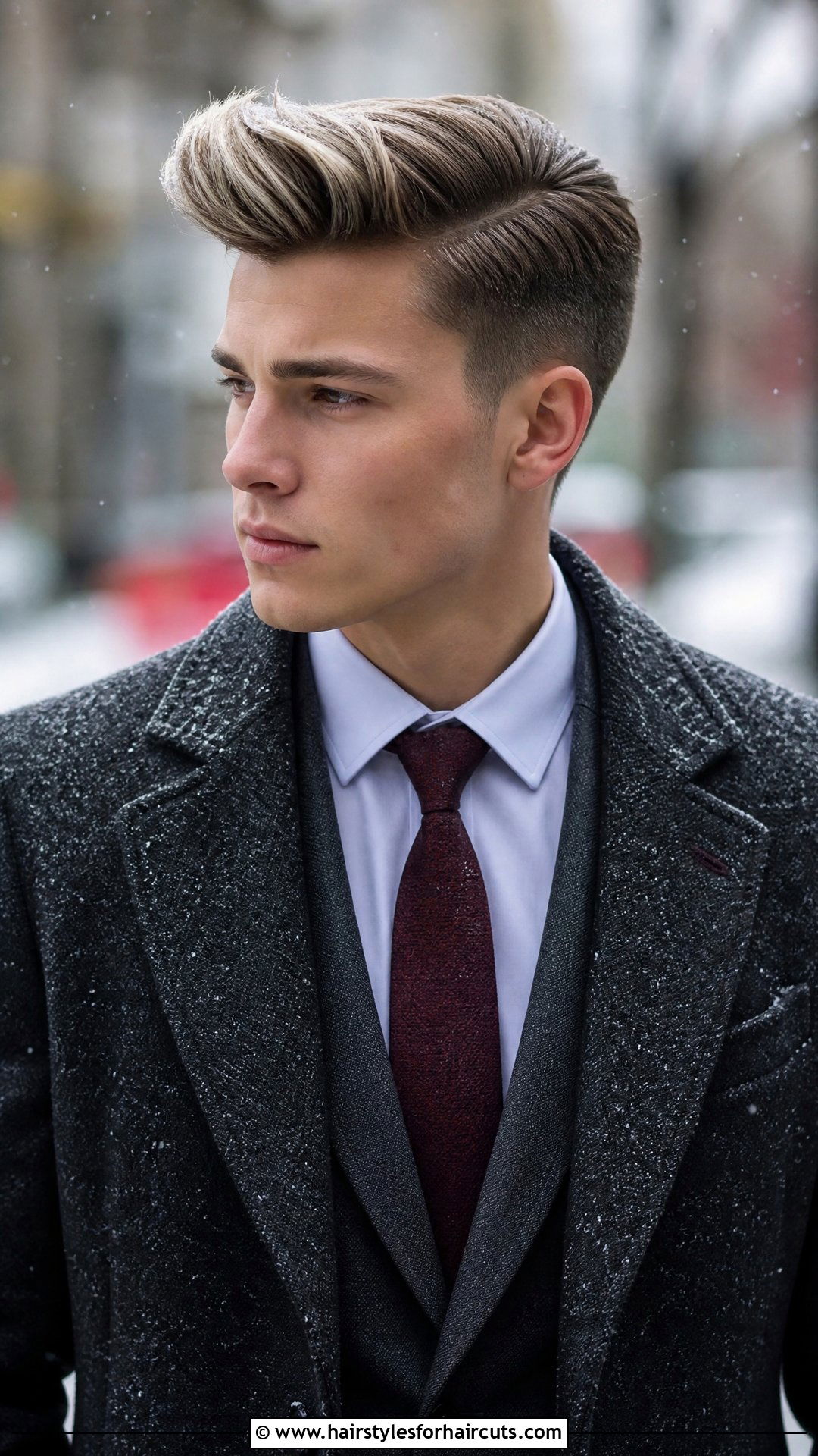 Frosted Side Part Cut - 25 frosted hairstyles - 25 frosted hairstyles
