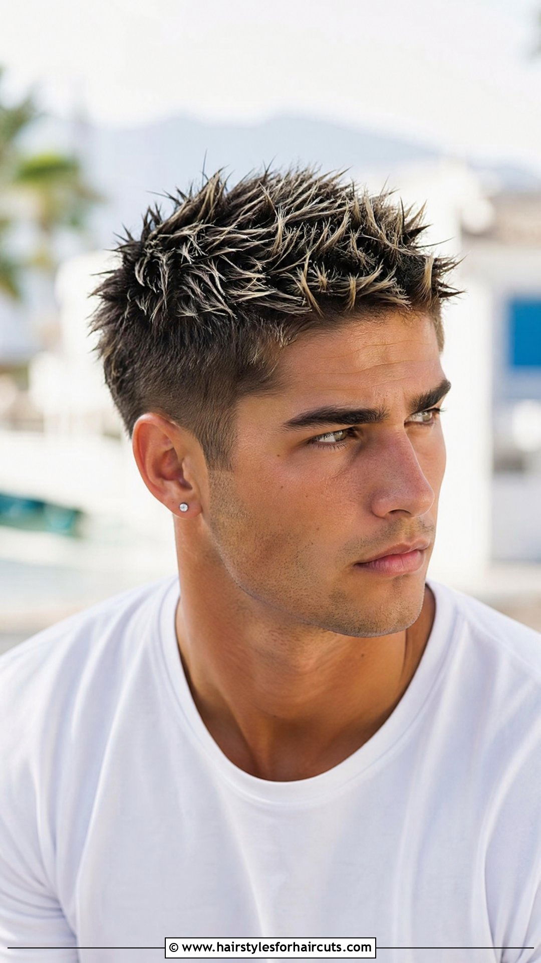 Frosted Tip Short Spike - 25 frosted hairstyles - 25 frosted hairstyles