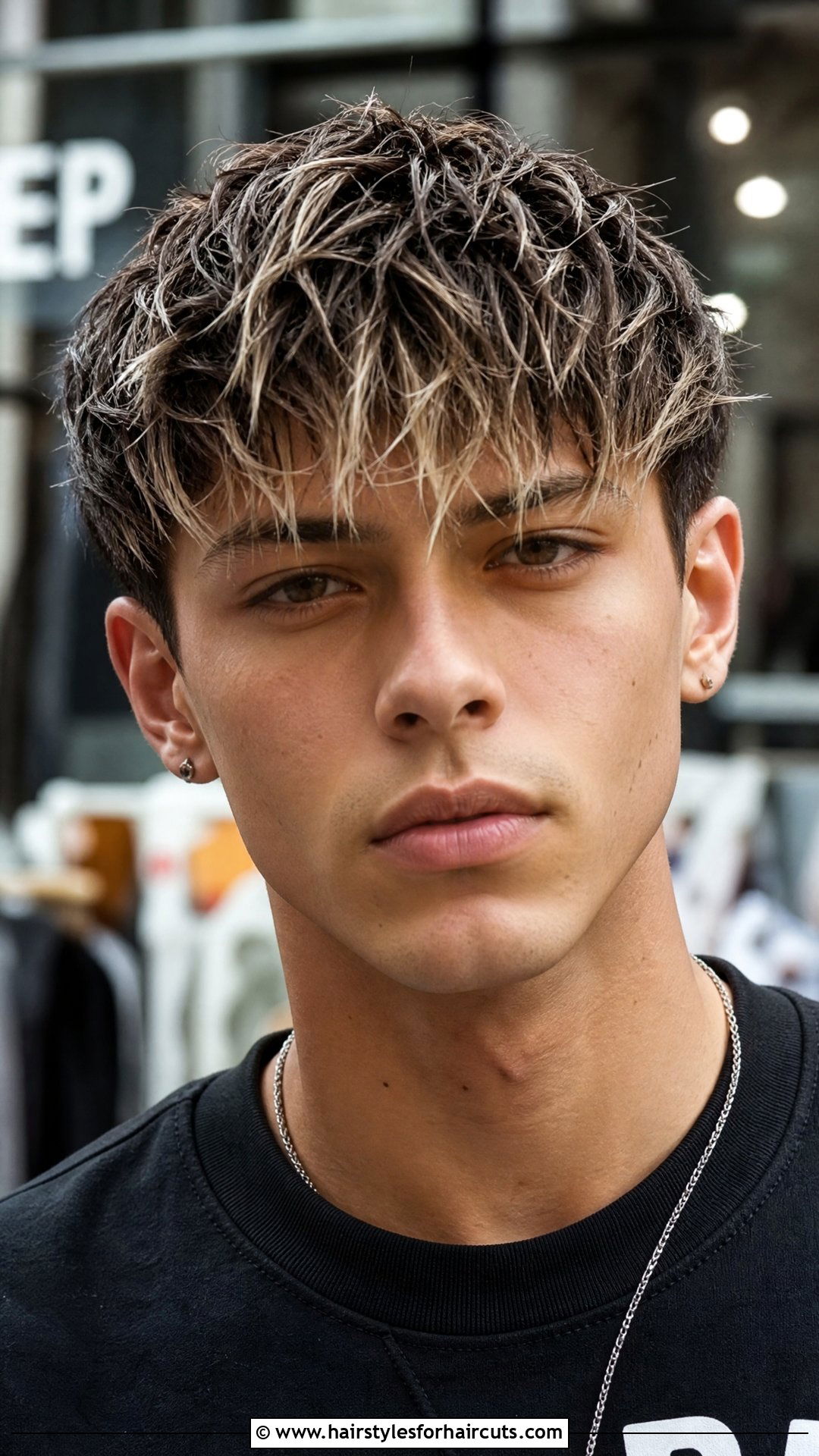 Frosted Tips Textured Fringe - 25 frosted tips hairstyles - 25 frosted tips hairstyles