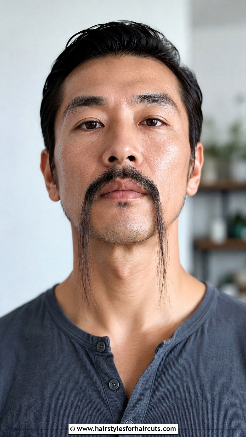 Fu Manchu Mustache - 25 facial hairstyles - 25 facial hairstyles