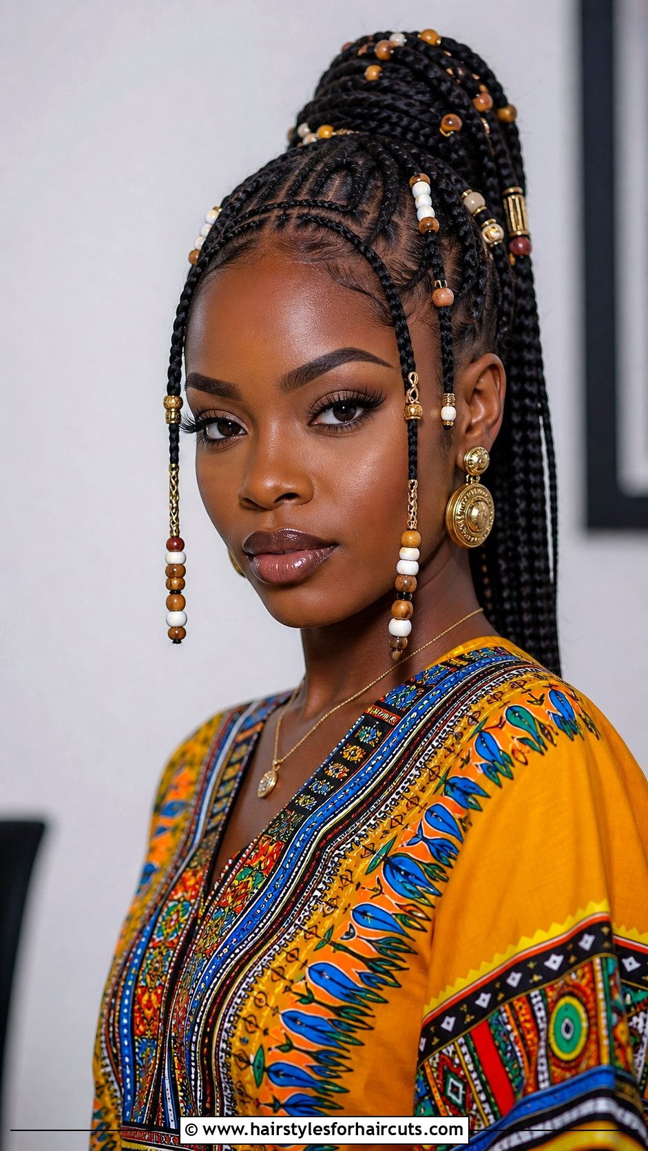 Fulani Braid Updo Ponytail For Black Hair - 25 updo ponytail hairstyles for black hair - 25 updo ponytail hairstyles for black hair