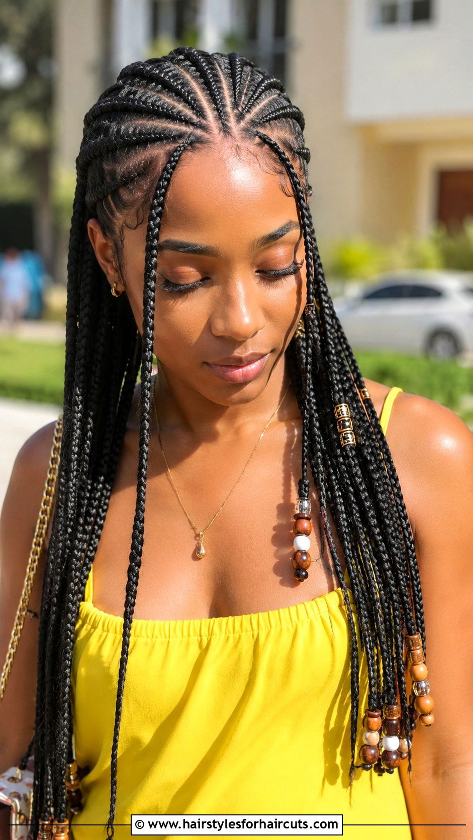 Fulani Braids - 25 best hairstyles for swimming black hair - 25 best hairstyles for swimming black hair