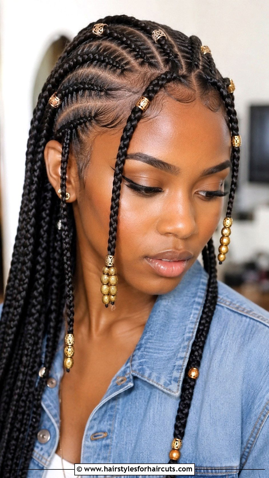 Fulani Braids - 25 black hair hairstyles for women - 25 black hair hairstyles for women