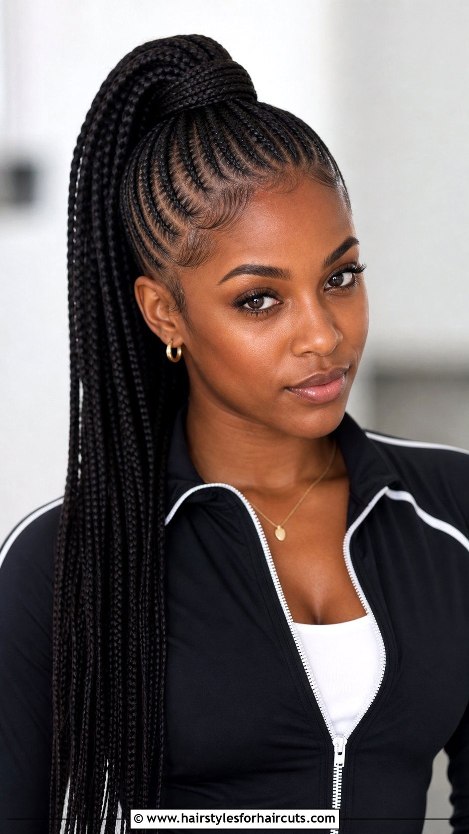 Fulani Braids Ponytail - 25 fulani hairstyles with natural hair - 25 fulani hairstyles with natural hair