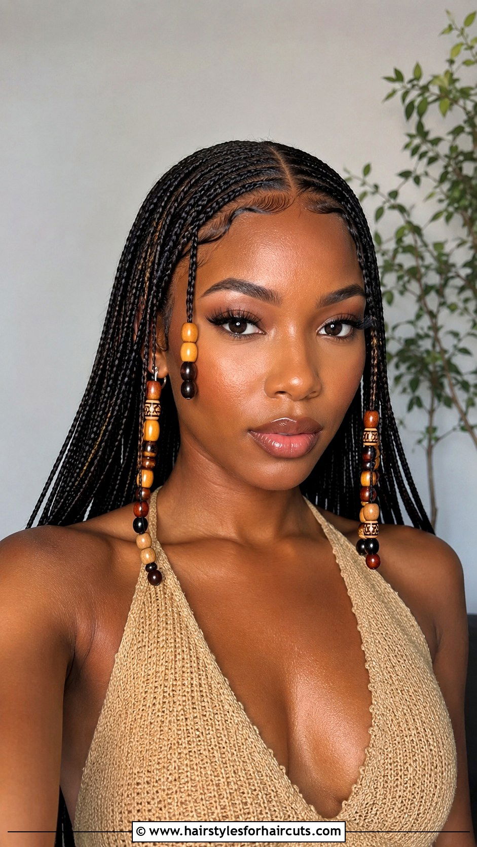 Fulani Braids With Beads - 25 70s braided hairstyles black hair - 25 70s braided hairstyles, black hair