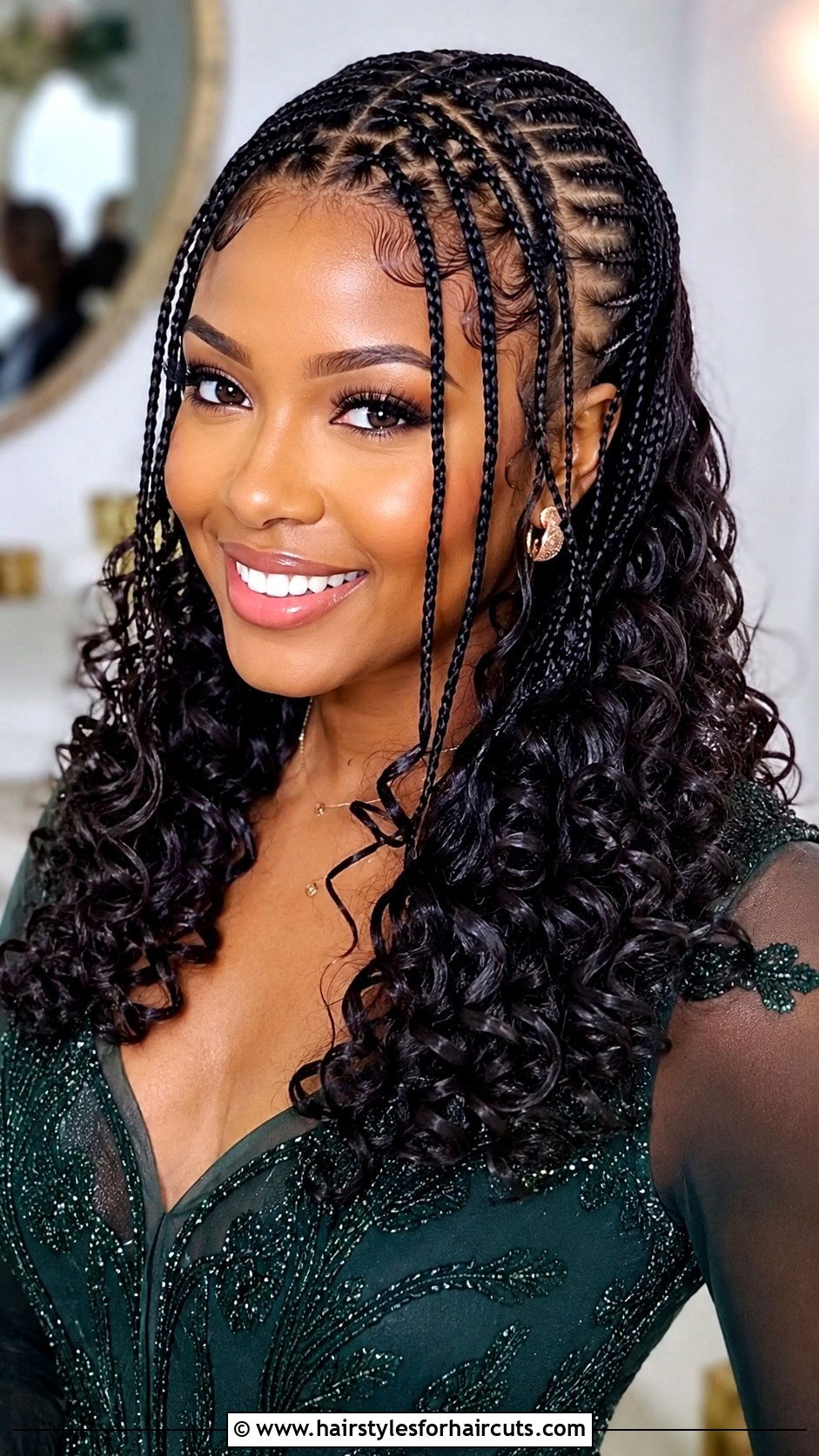 Fulani Braids With Curls - 25 fulani hairstyles - 25 fulani hairstyles