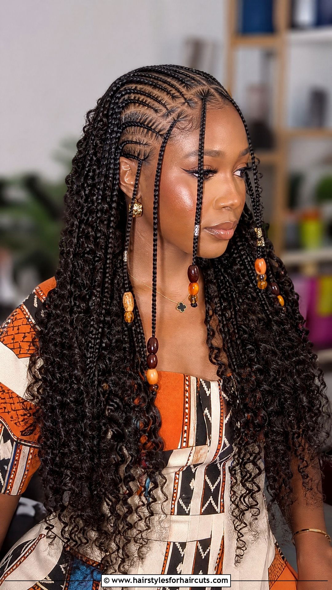 Fulani Braids With Curly Ends - 25 cute hairstyles for curly hair black girl - 25 cute hairstyles for curly hair black girl
