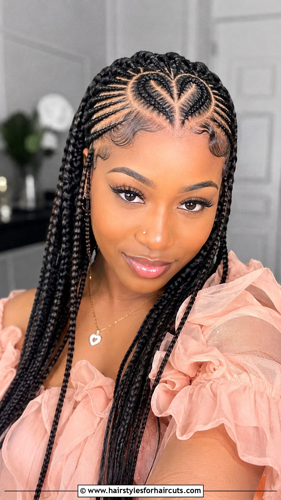 Fulani Braids With Heart Part - 25 fulani hairstyles - 25 fulani hairstyles