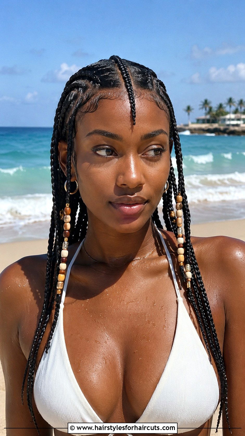 Fulani Braids for Beach - 25 beach hairstyles for curly hair - 25 beach hairstyles for curly hair