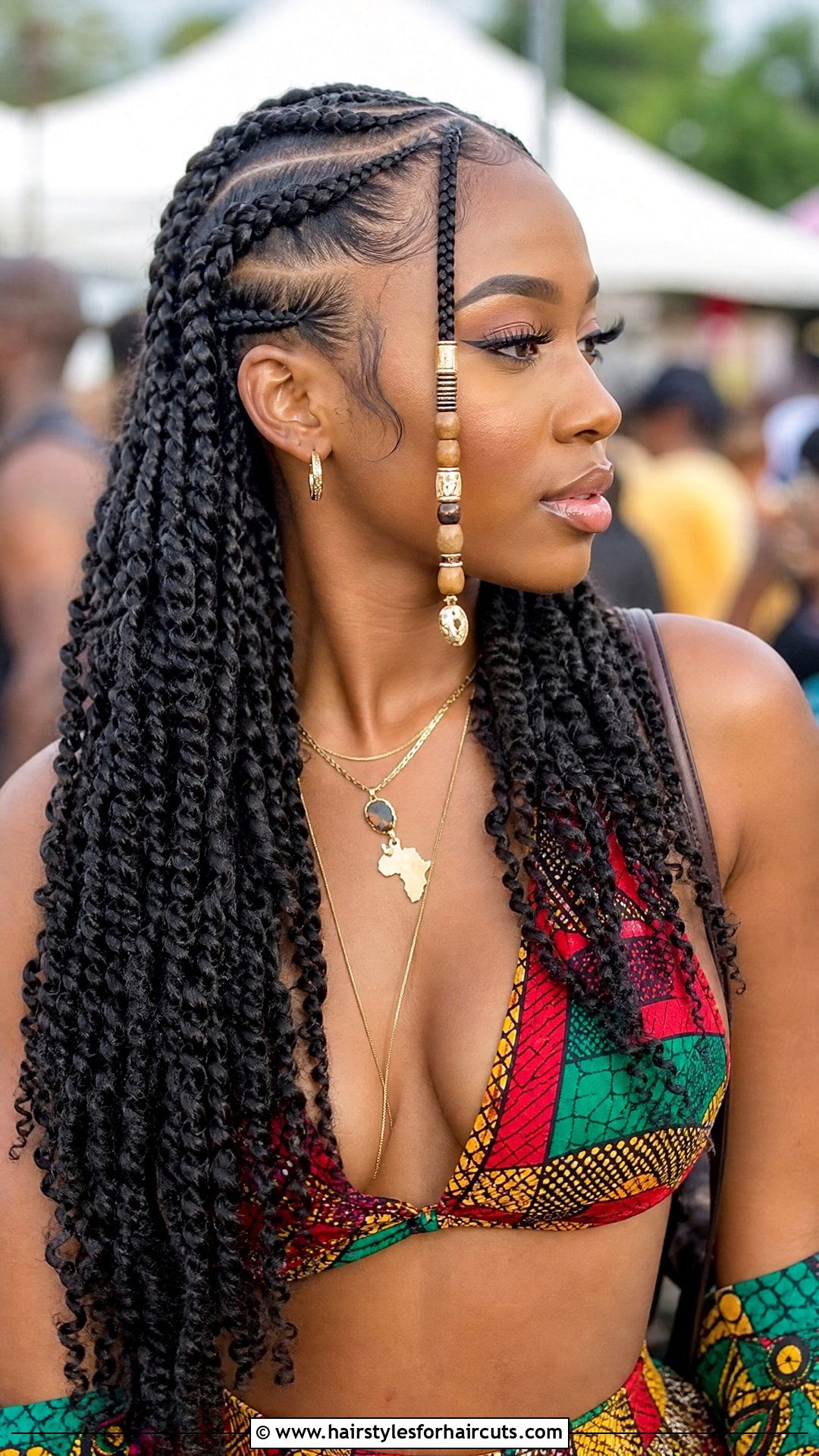 Fulani Braids with Kinky Twists - 25 kinkin hairstyles - 25 kinkin hairstyles