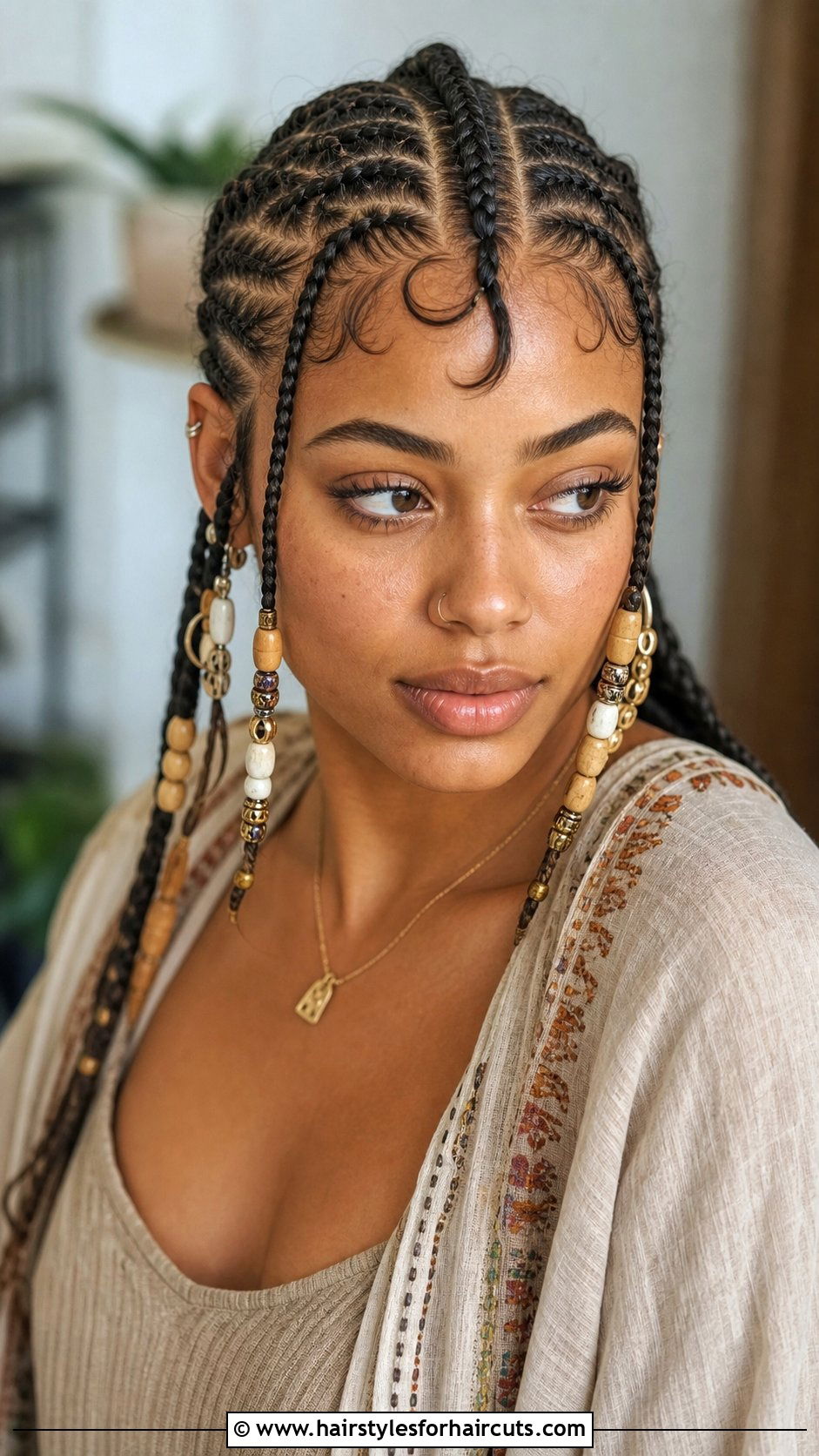 Fulani Cornrows - 25 cornrow hairstyles for natural hair - 25 cornrow hairstyles for natural hair