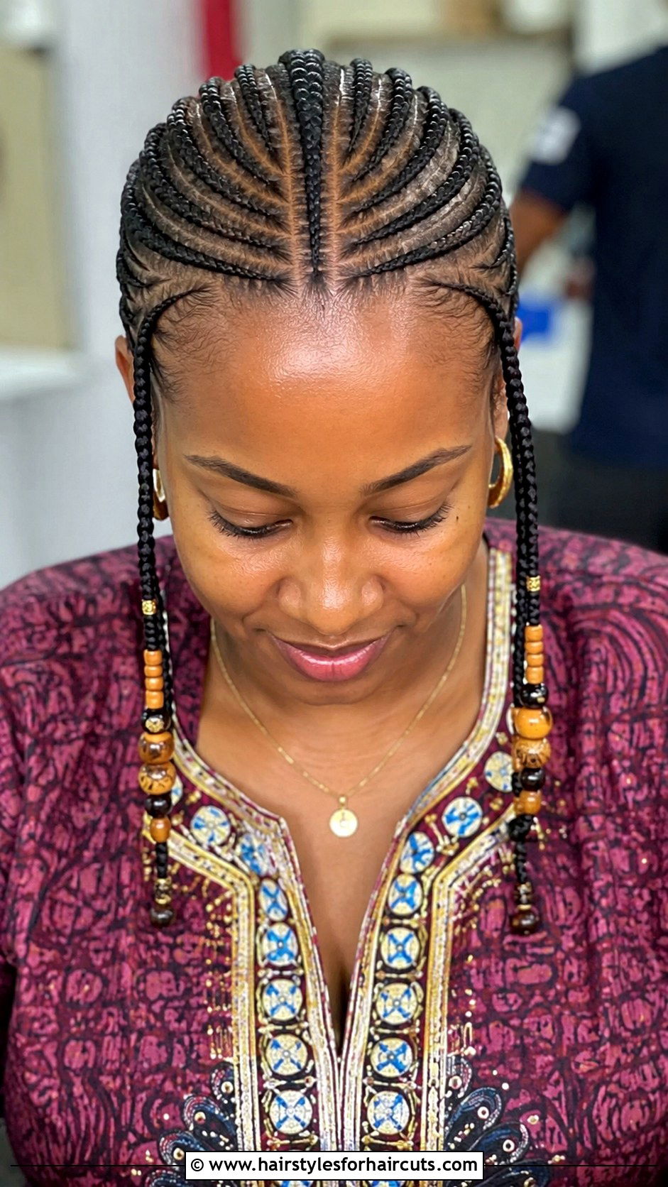 Fulani Cornrows - 25 cornrows hairstyles with natural hair - 25 cornrows hairstyles with natural hair