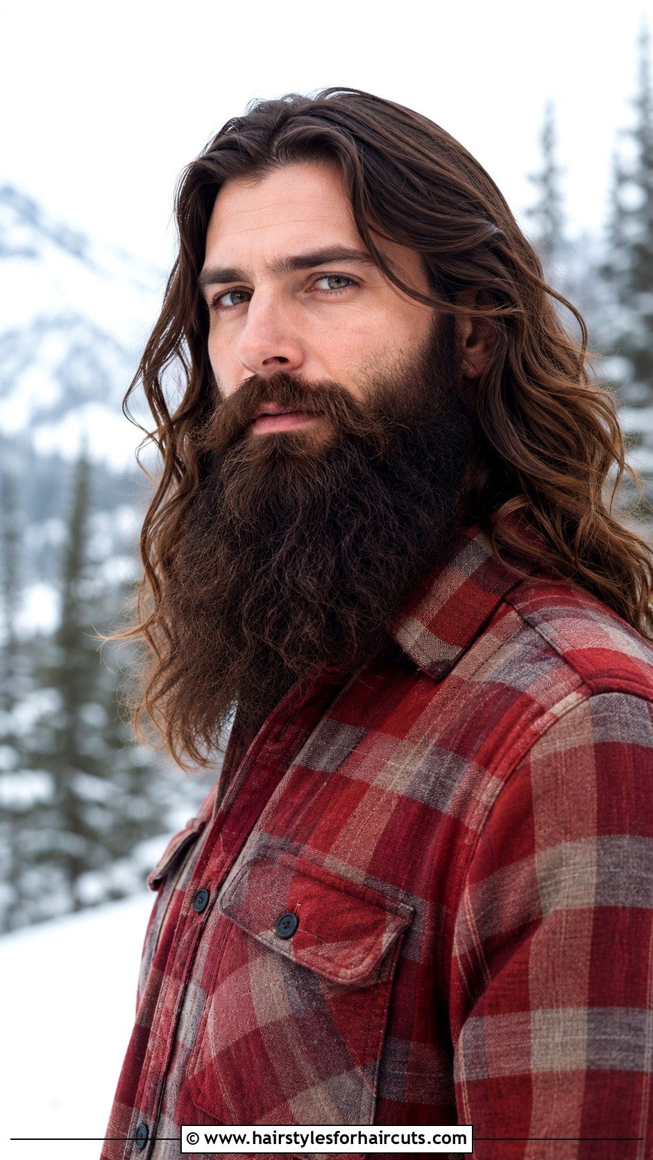 Full Bushy Beard With Center Part - 25 70s facial hairstyles - 25 70s facial hairstyles