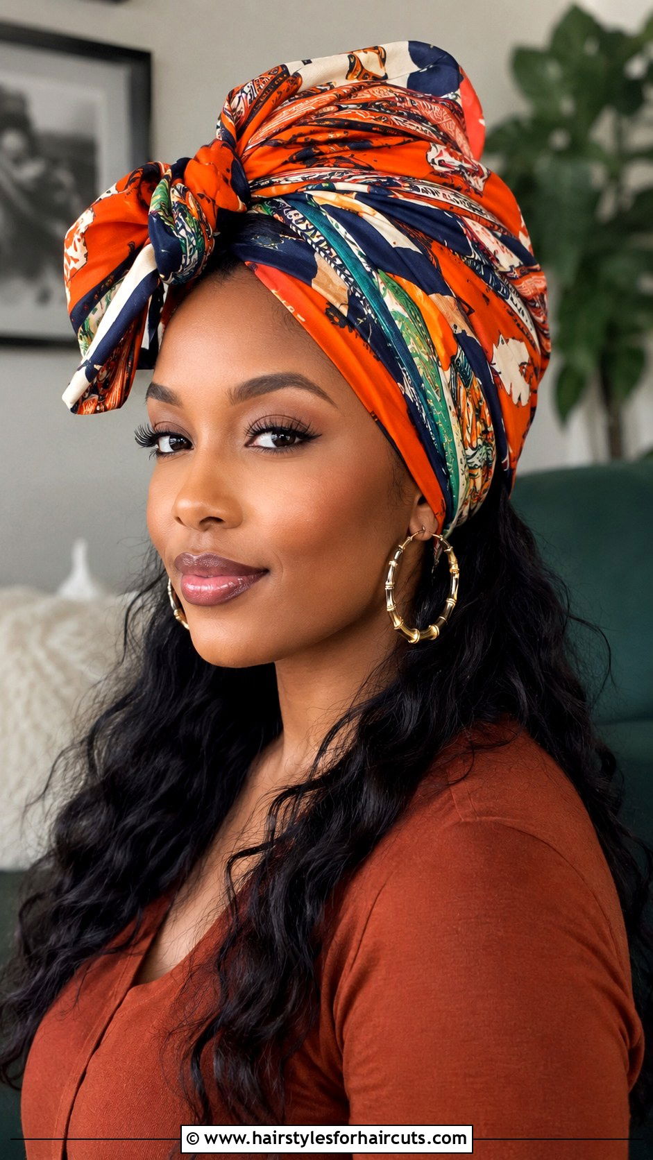 Full Headwrap Bandana Hairstyle For Long Hair - 25 bandana hairstyles for long hair - 25 bandana hairstyles for long hair
