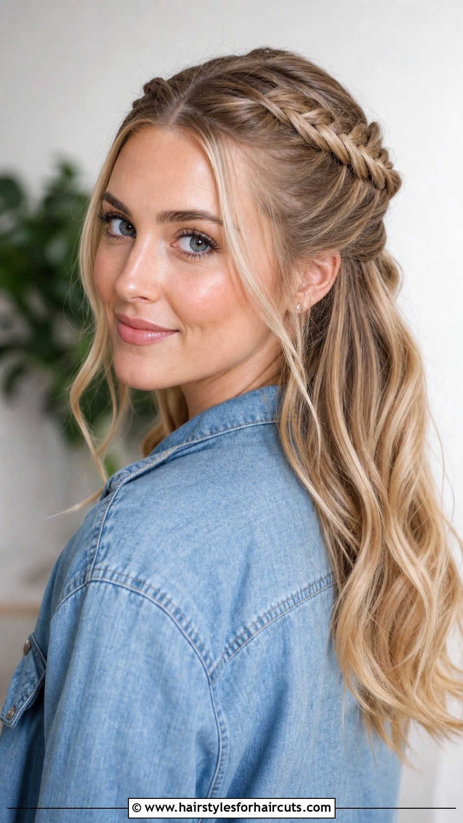 Gaelic Half Up Half Down Braid - 25 celtic hairstyles - 25 celtic hairstyles
