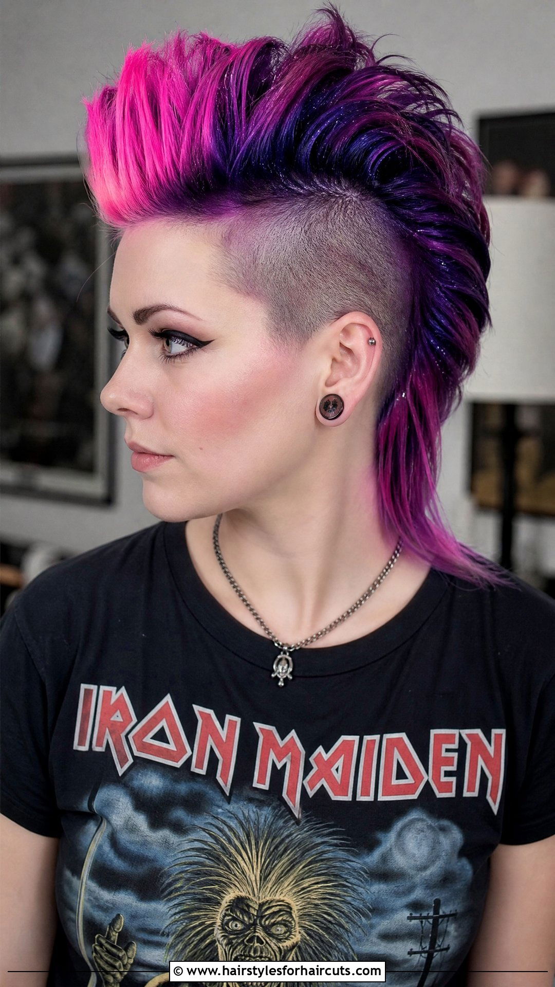 Galaxy Faux Hawk - 25 galaxy haircuts - 25 galaxy haircuts