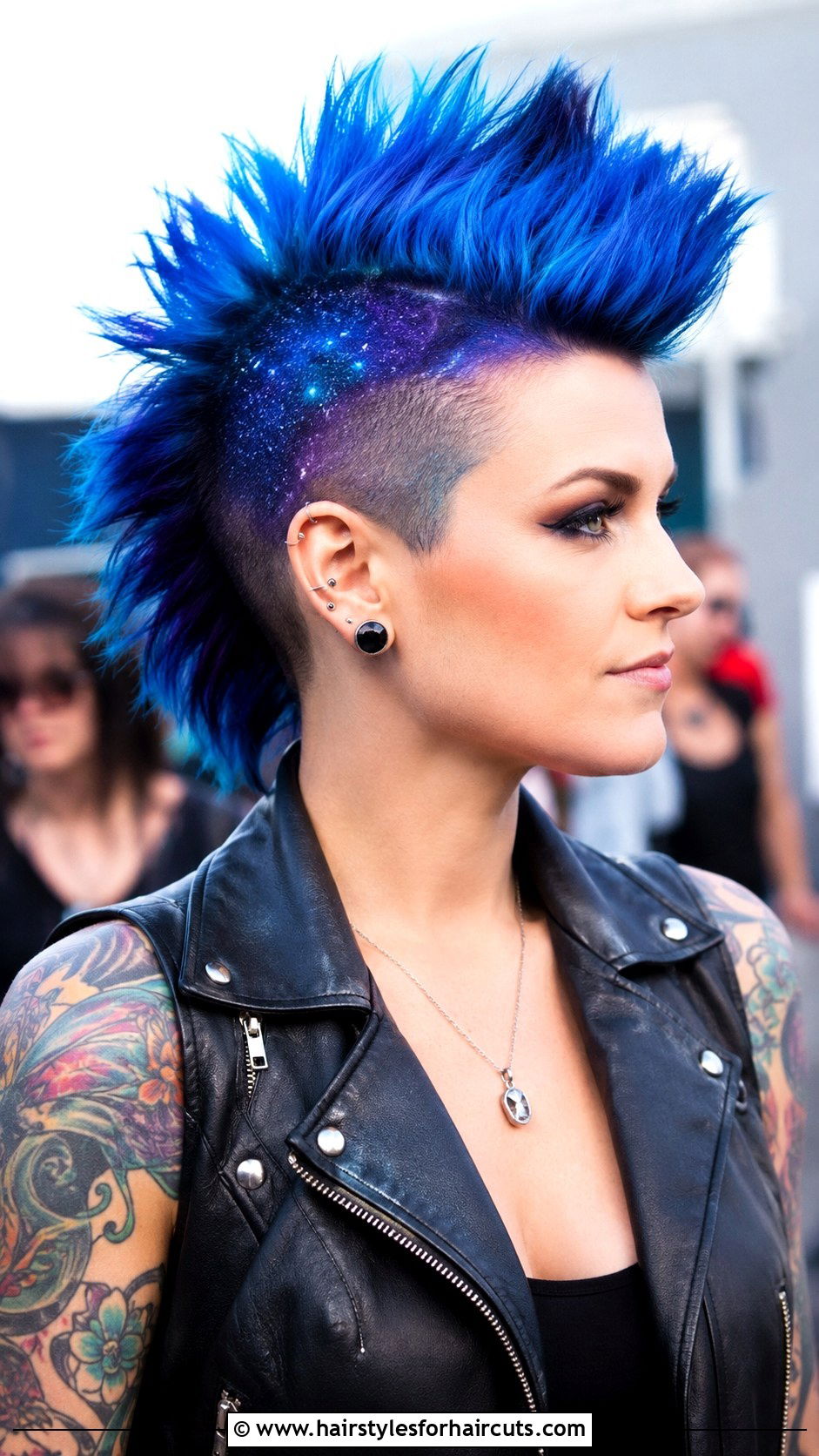 Galaxy Hair Mohawk - 25 galaxy hairstyles - 25 galaxy hairstyles