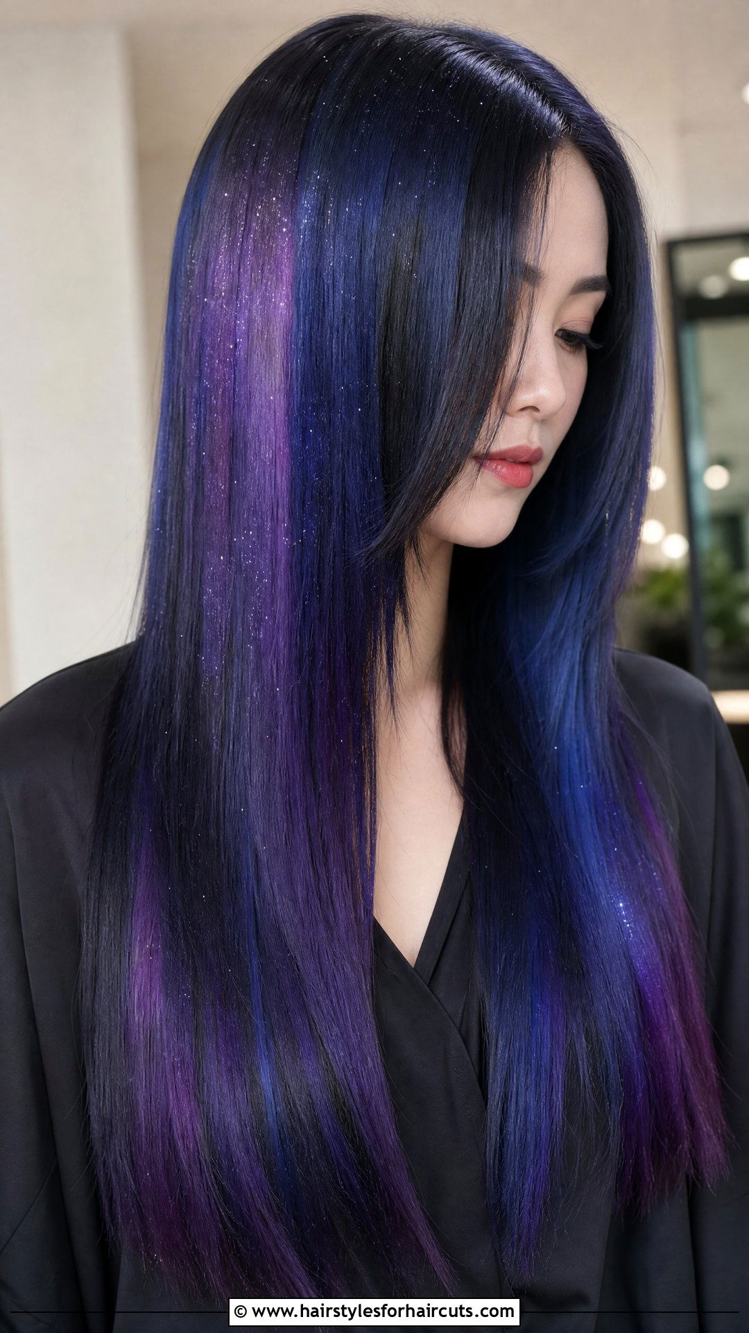 Galaxy Unicorn Straight Haircut - 25 unicorn haircuts straight hair - 25 unicorn haircuts straight hair
