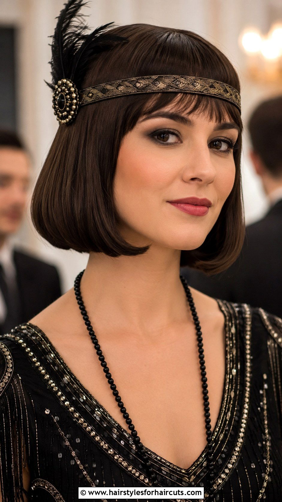 Gatsby Tucked And Rolled Bob - 25 great gatsby hairstyles - 25 great gatsby hairstyles