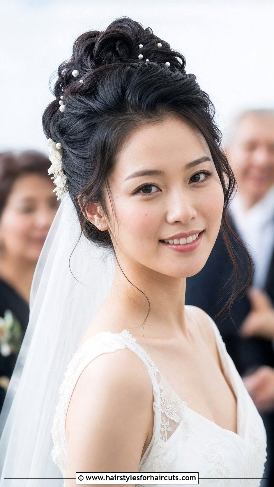 Geisha Inspired Bridal Updo Hairstyle - 25 geisha hairstyles - 25 geisha hairstyles