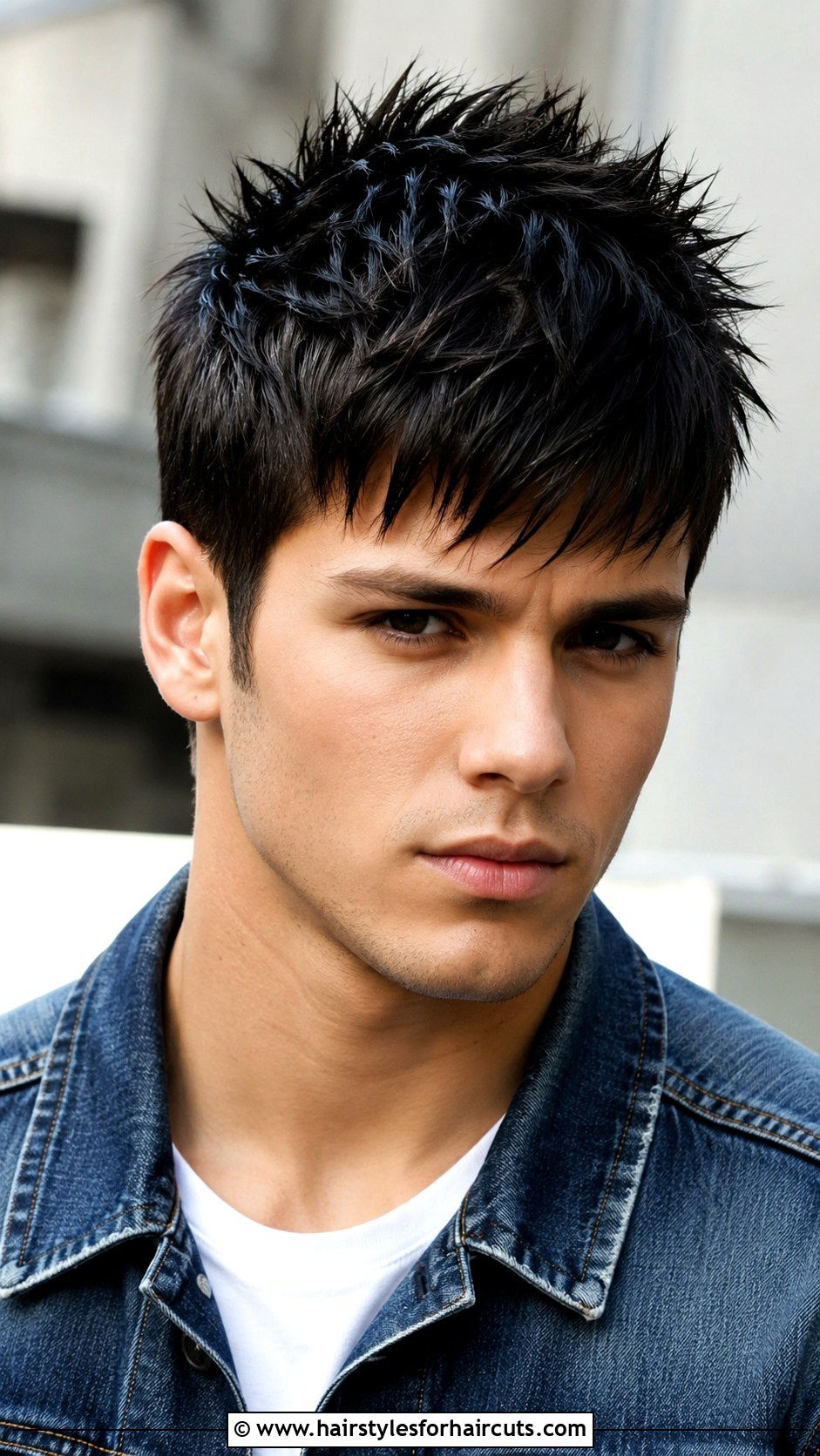 Gel Spiked Fringe - 25 styling gel hairstyles - 25 styling gel hairstyles