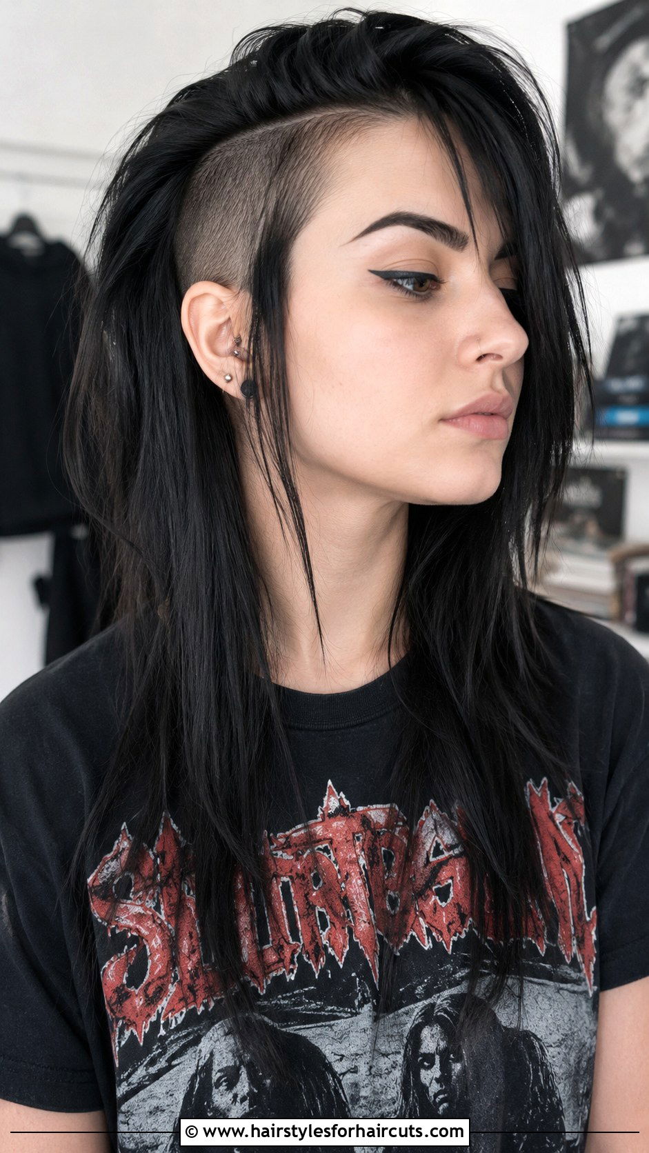 Gemini Undercut Long Hair - 25 gemini hairstyles - 25 gemini hairstyles