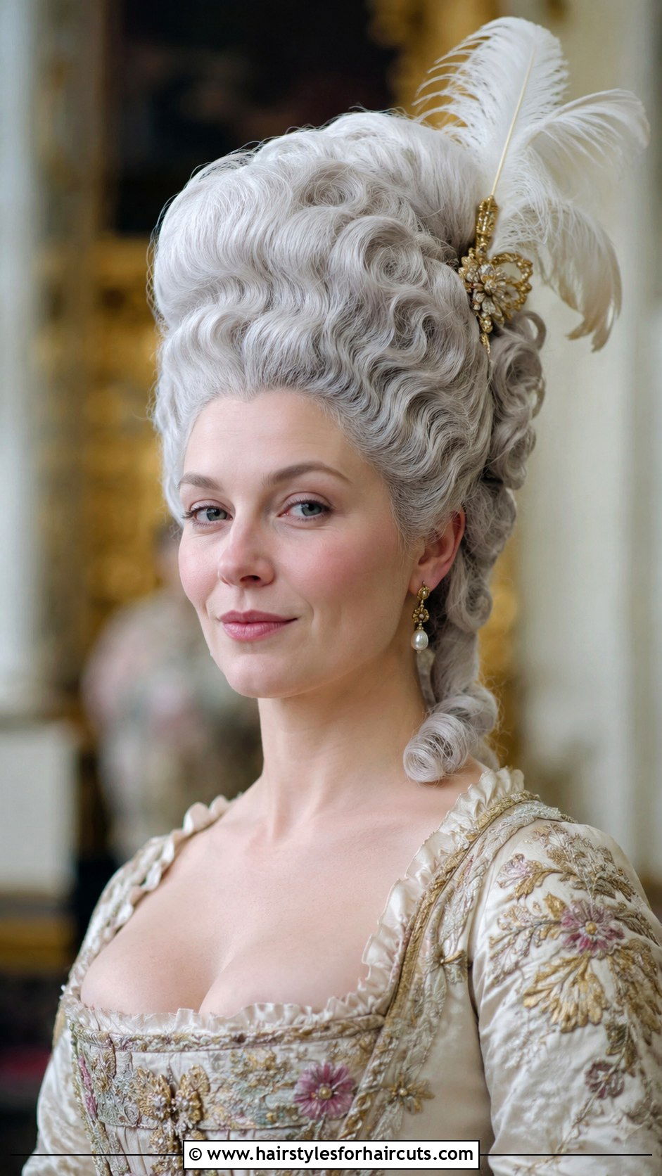 Georgian High Roll - 25 historical hairstyles - 25 historical hairstyles