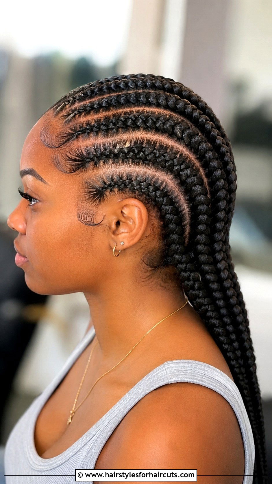 Ghana Braids - 25 protective hairstyles for natural hair - 25 protective hairstyles for natural hair