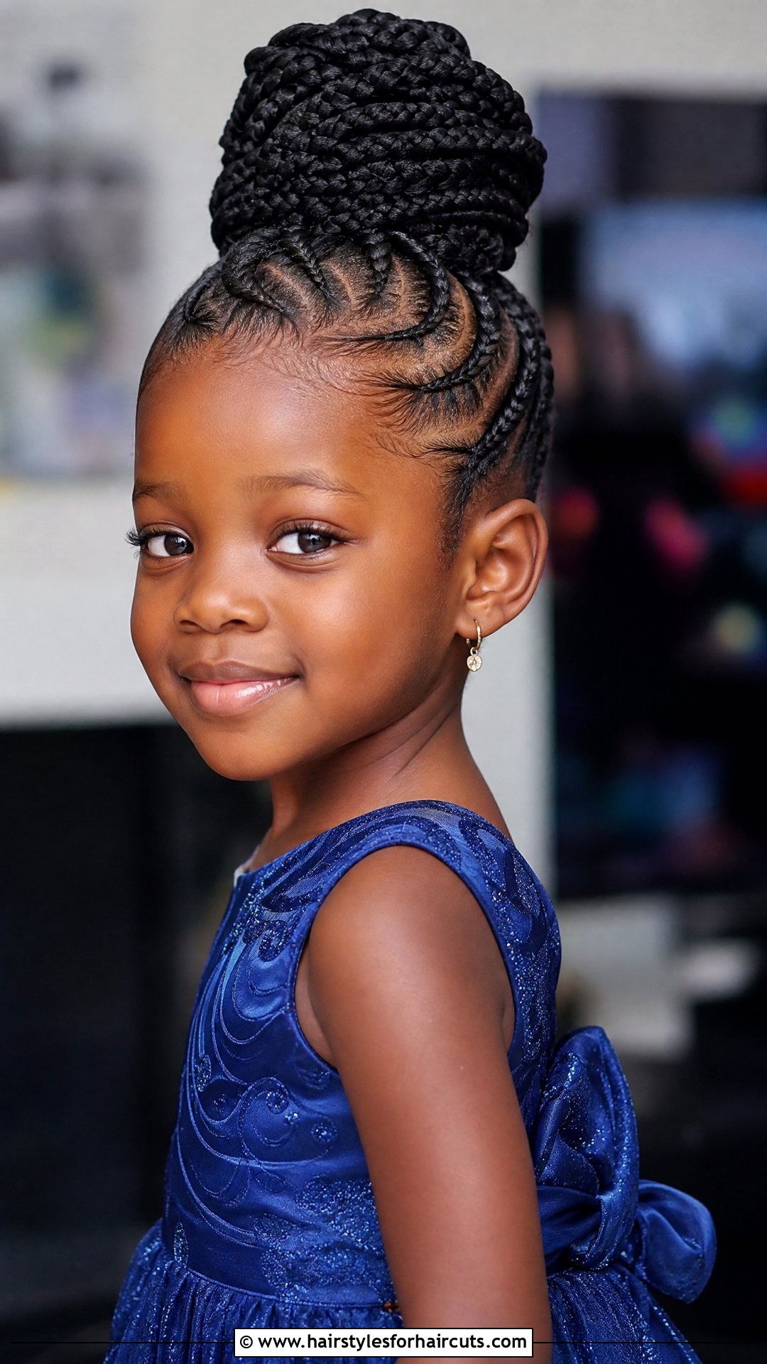 Ghana Braids In A Bun - 25 little girl braided hairstyles with natural hair - 25 little girl braided hairstyles with natural hair
