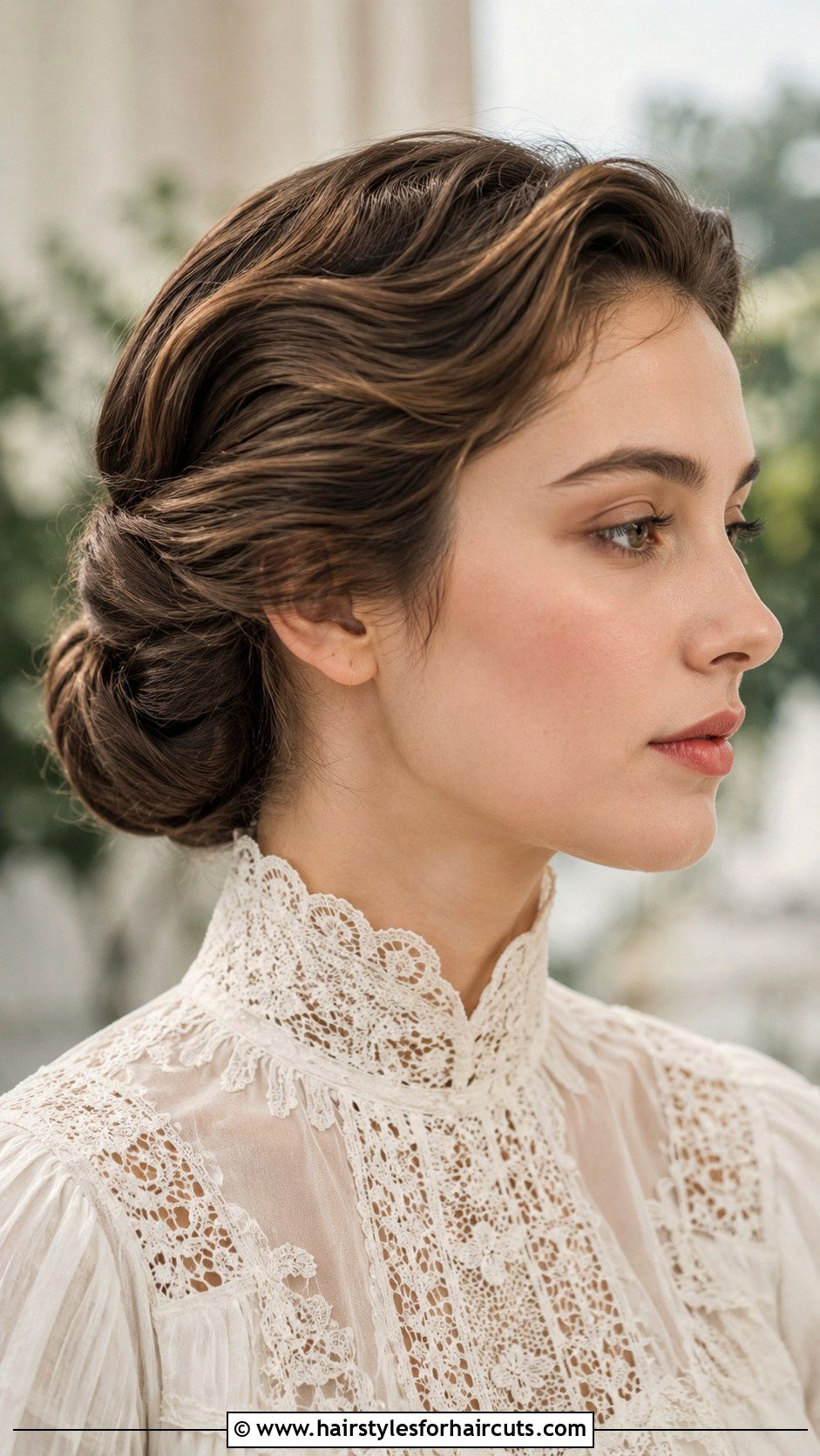 Gibson Girl Tuck - 25 ww2 haircuts - 25 ww2 haircuts
