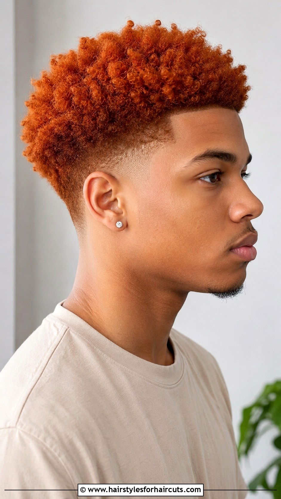 Ginger Afro Fade - 25 african american men hairstyles - 25 african american men hairstyles