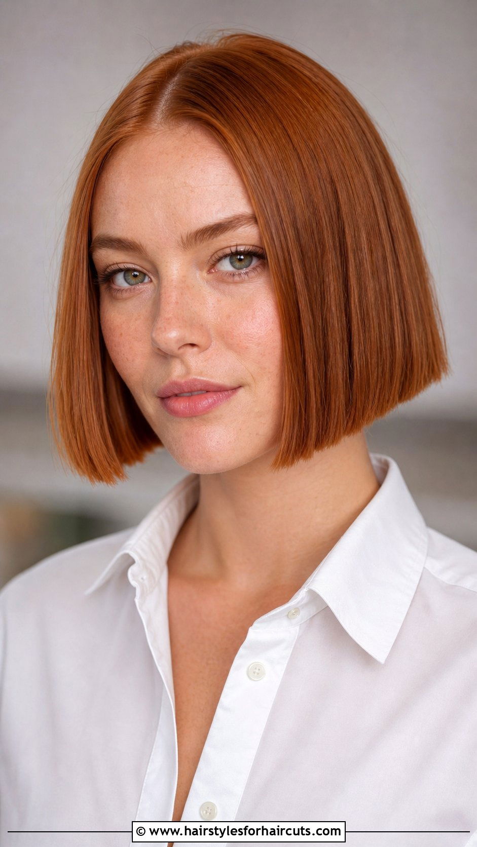 Ginger Blunt Bob - 25 ginger haircuts - 25 ginger haircuts