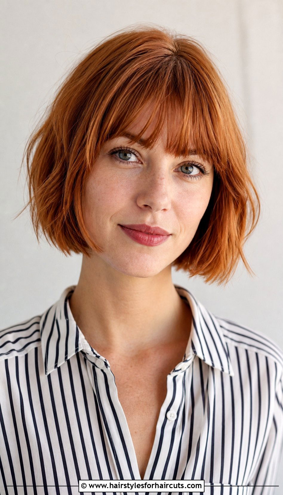 Ginger French Bob - 25 ginger haircuts - 25 ginger haircuts